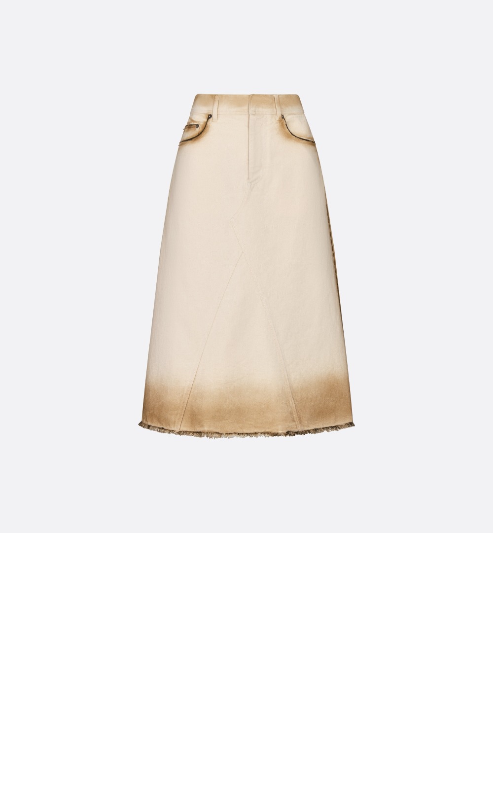 디올 데님 스커트