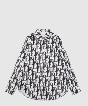 디올 로고 셔츠