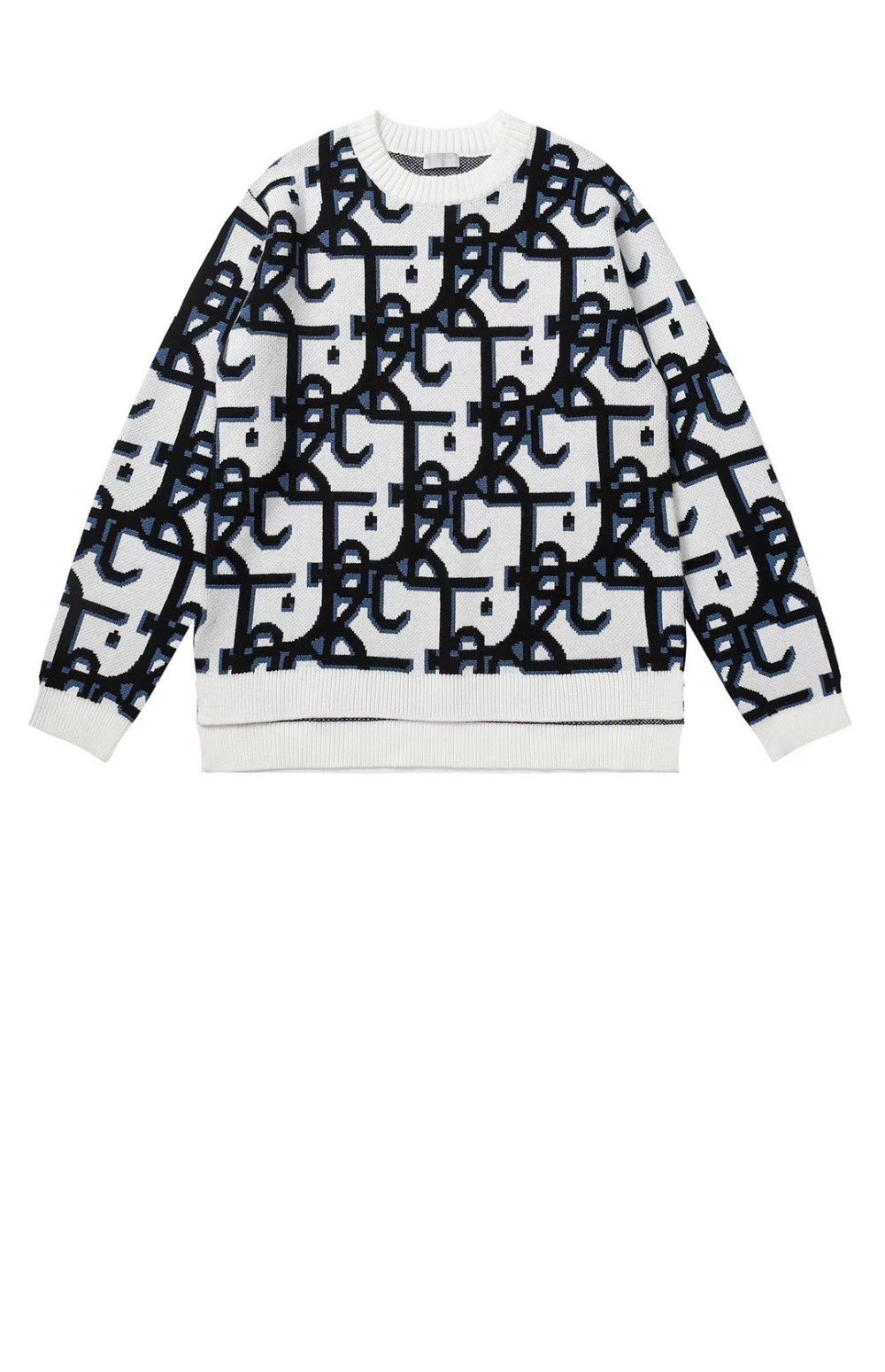 디올 로고 니트 톱