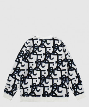 디올 로고 니트 톱