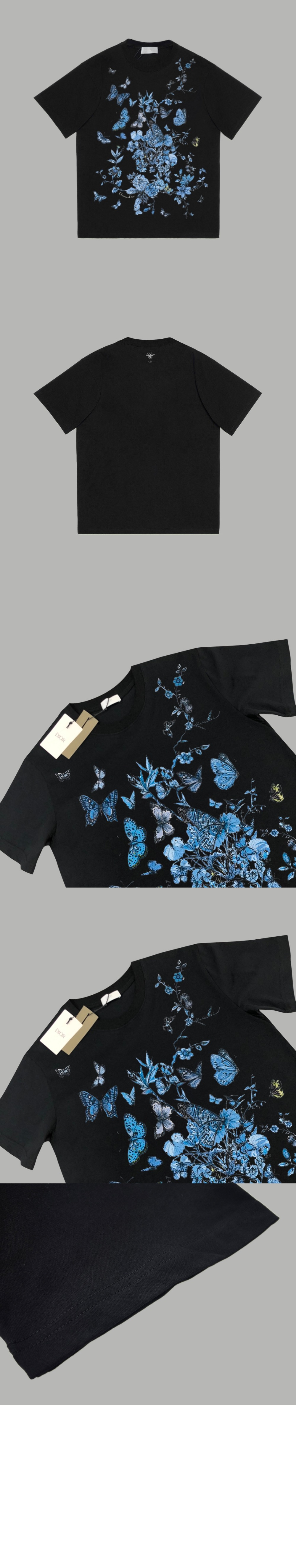 디올 플라워 코튼 톱