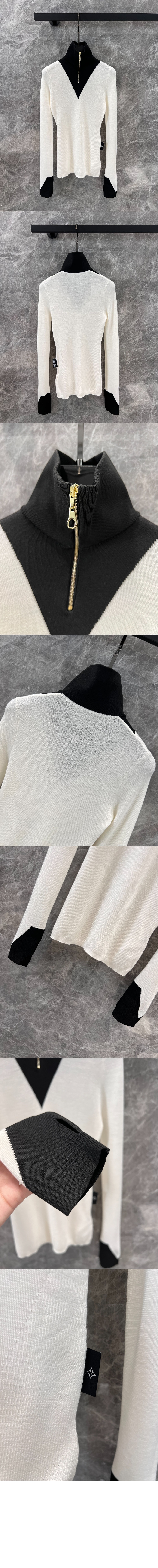 루이비통 프린트 니트 톱