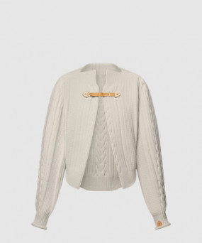 루이비통 케이블 니트 스트랩 가디건