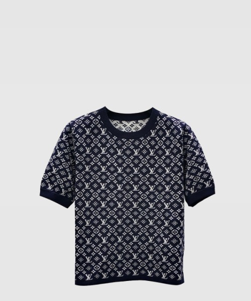 루이비통 프린트 니트 톱