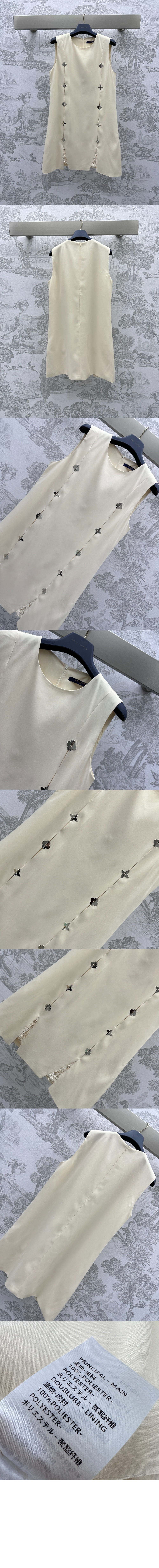 루이비통 플라워 프린트 원피스