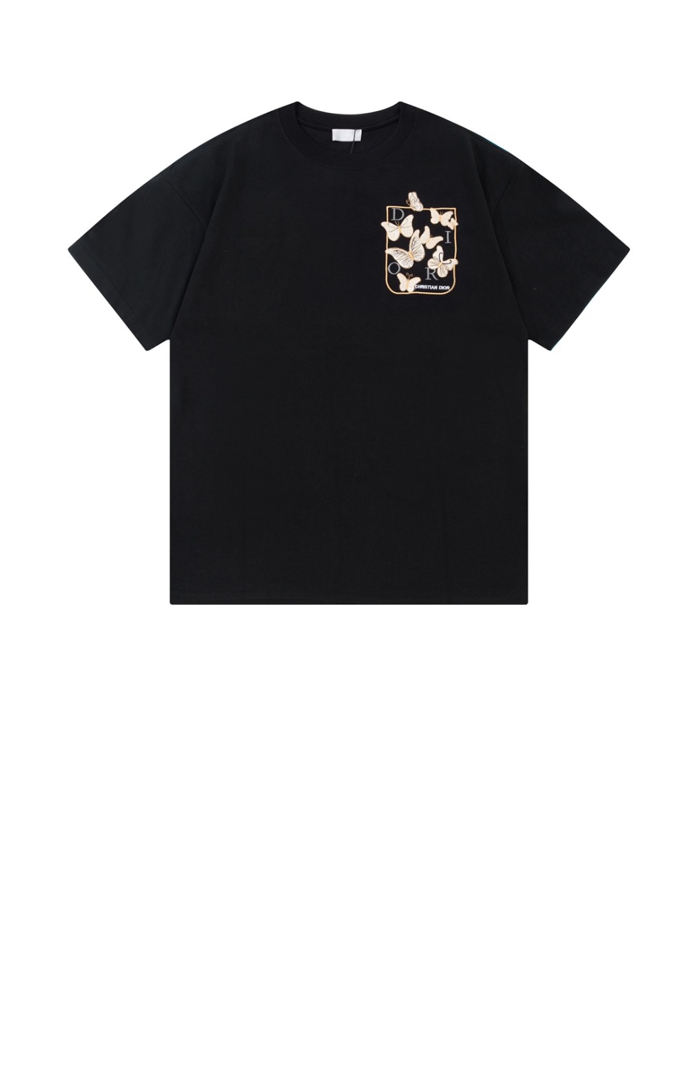 루이비통 로고 프린트 반팔