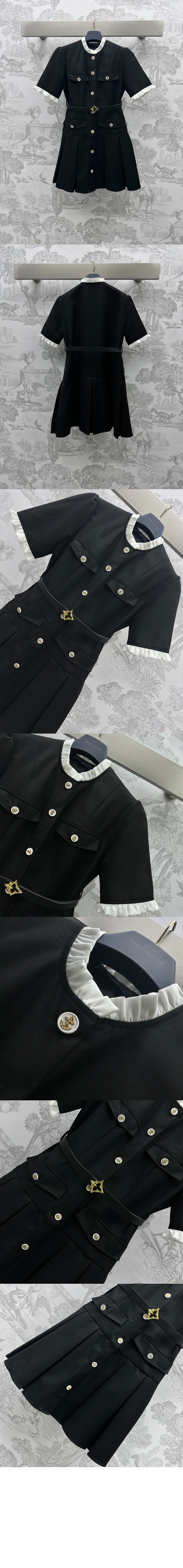 루이비통 플라워 프린트 원피스