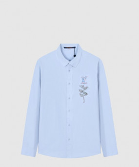 루이비통 블루 셔츠