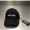 미우미우 MIUMIU 볼캡 블랙