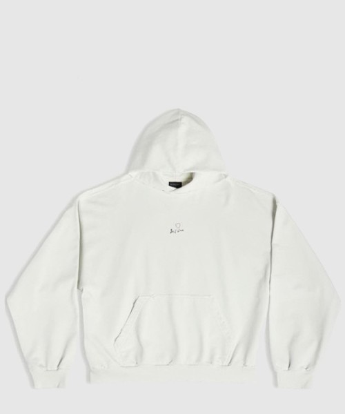 발렌시아가 후드 티셔츠