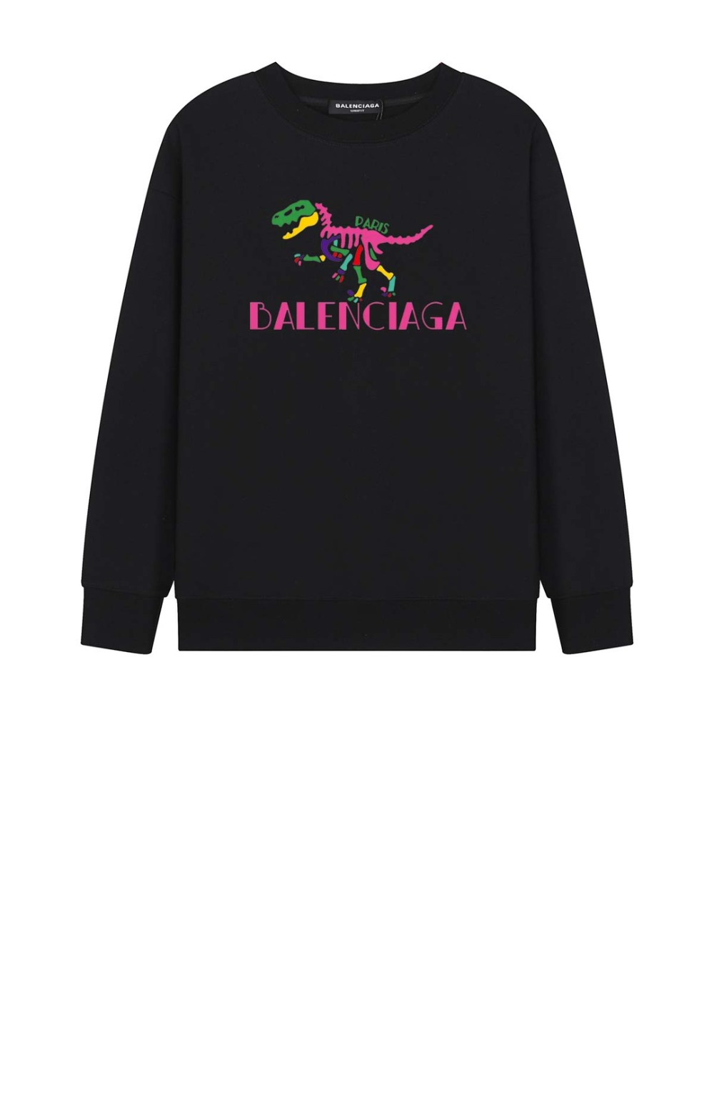 발렌시아가 로고 프린트 면 톱