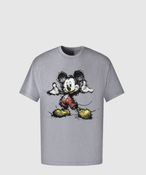 발렌시아가 로고 프린트 반팔