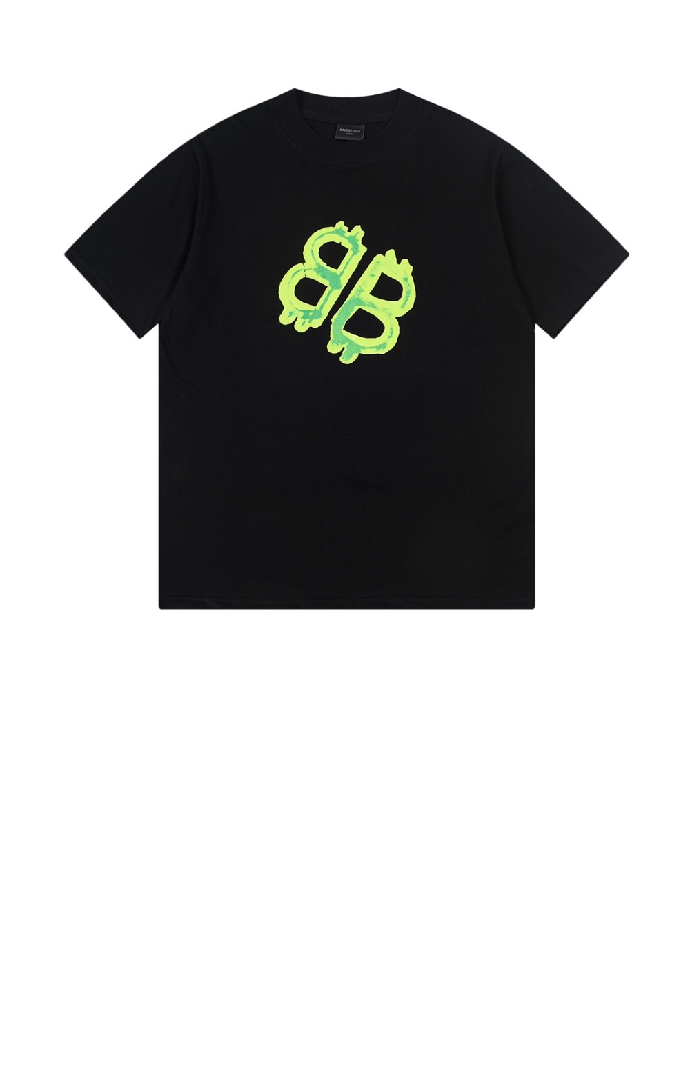 발렌시아가 로고 프린트 반팔