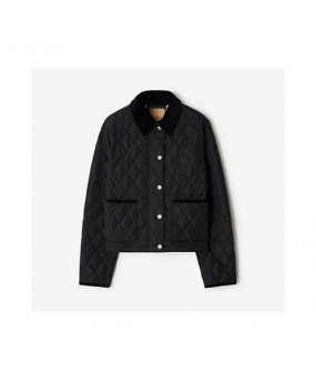 버버리 다이아몬드 퀄팅 숏 코트