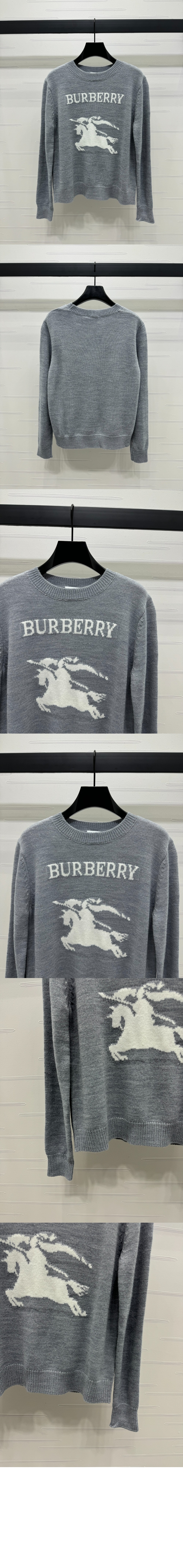 버버리 울 캐시미어 스웨터