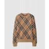 버버리 프린트 니트 톱