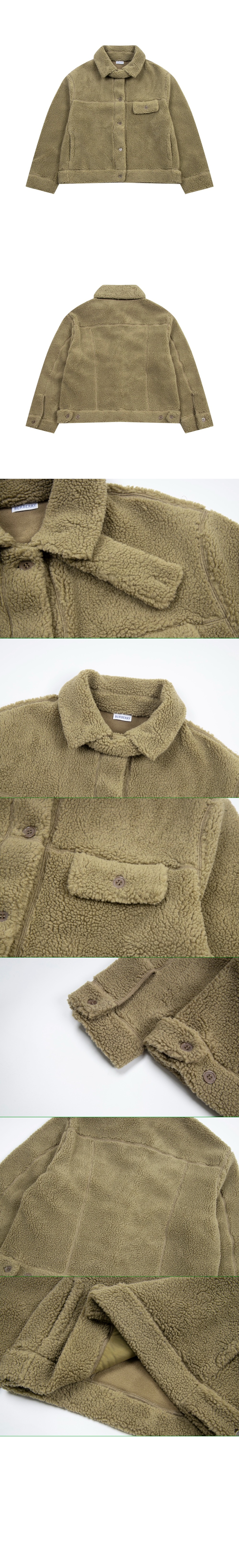 버버리 플리스 오버셔츠