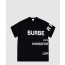 버버리 로고 코튼 티셔츠