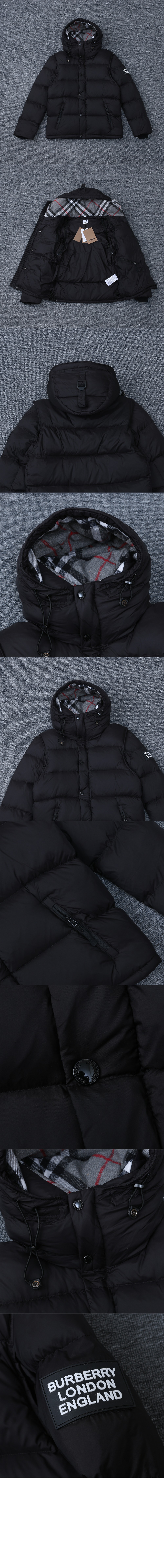 버버리 디태처블 슬리브 퍼퍼 재킷