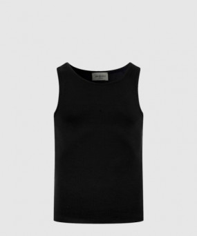 생로랑 니트 소재 탱크 탑