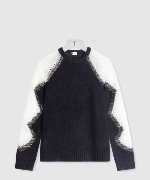 생로랑 플라워 코튼 톱