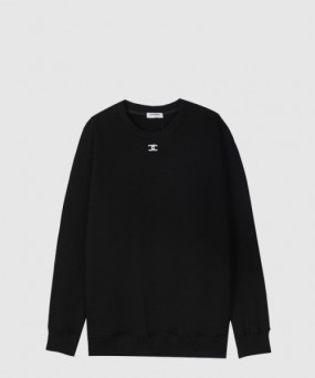 생로랑 플라워 코튼 톱