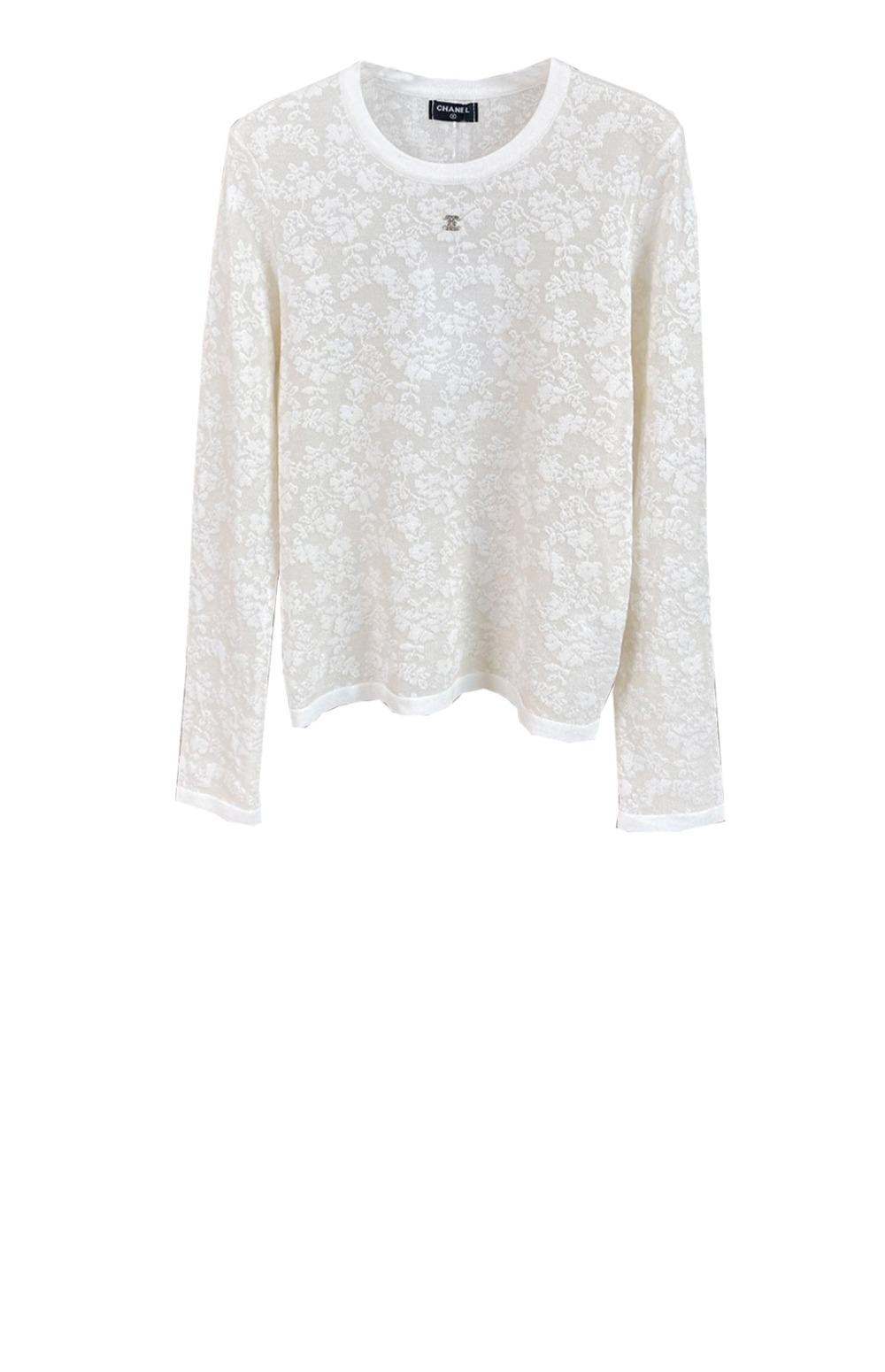샤넬 로고 니트 상의