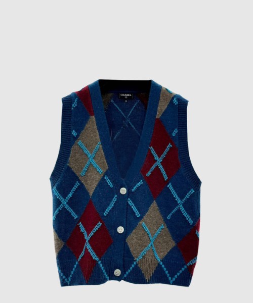 샤넬 로고 하프 스커트