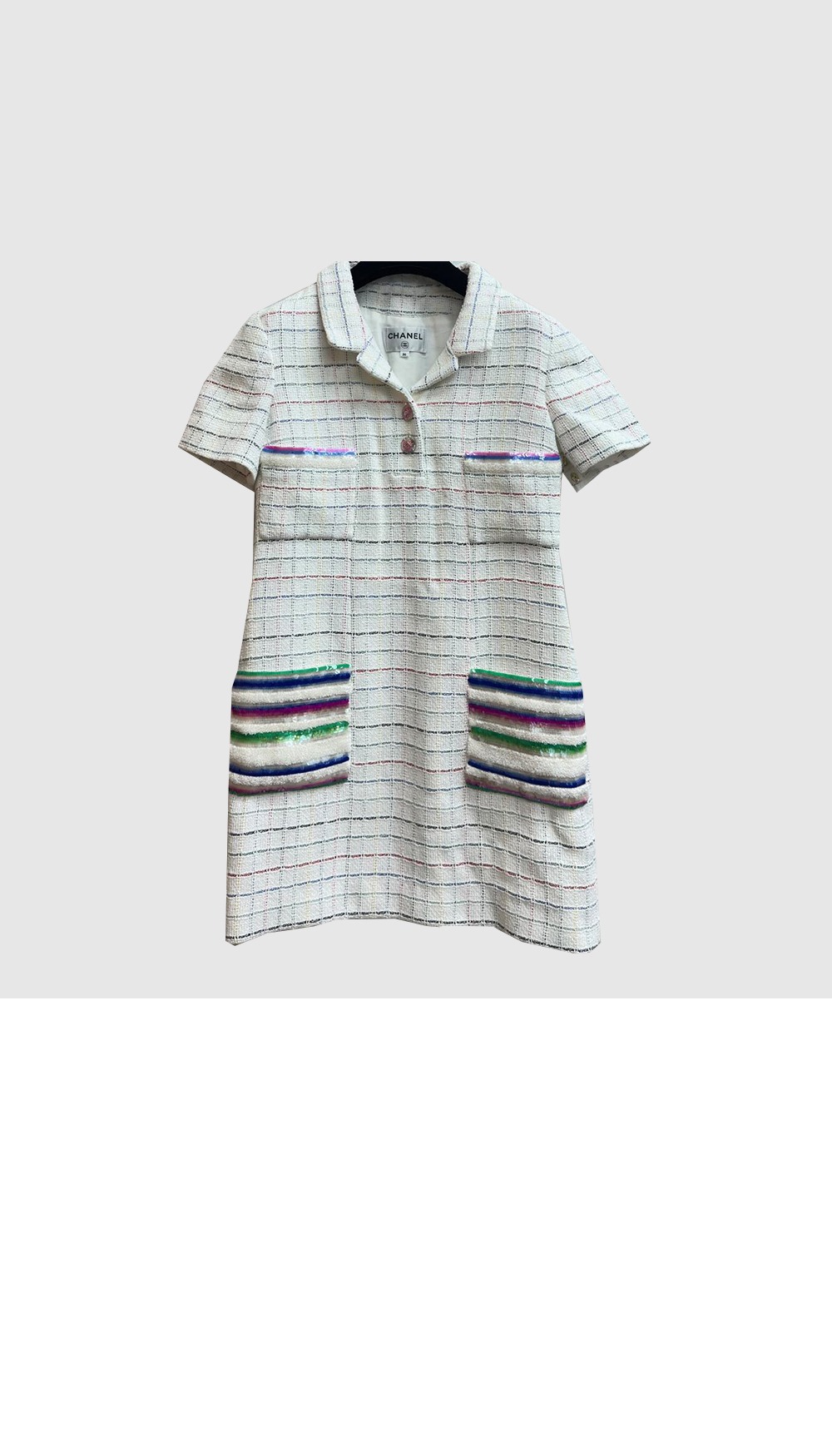 샤넬 로고 원피스