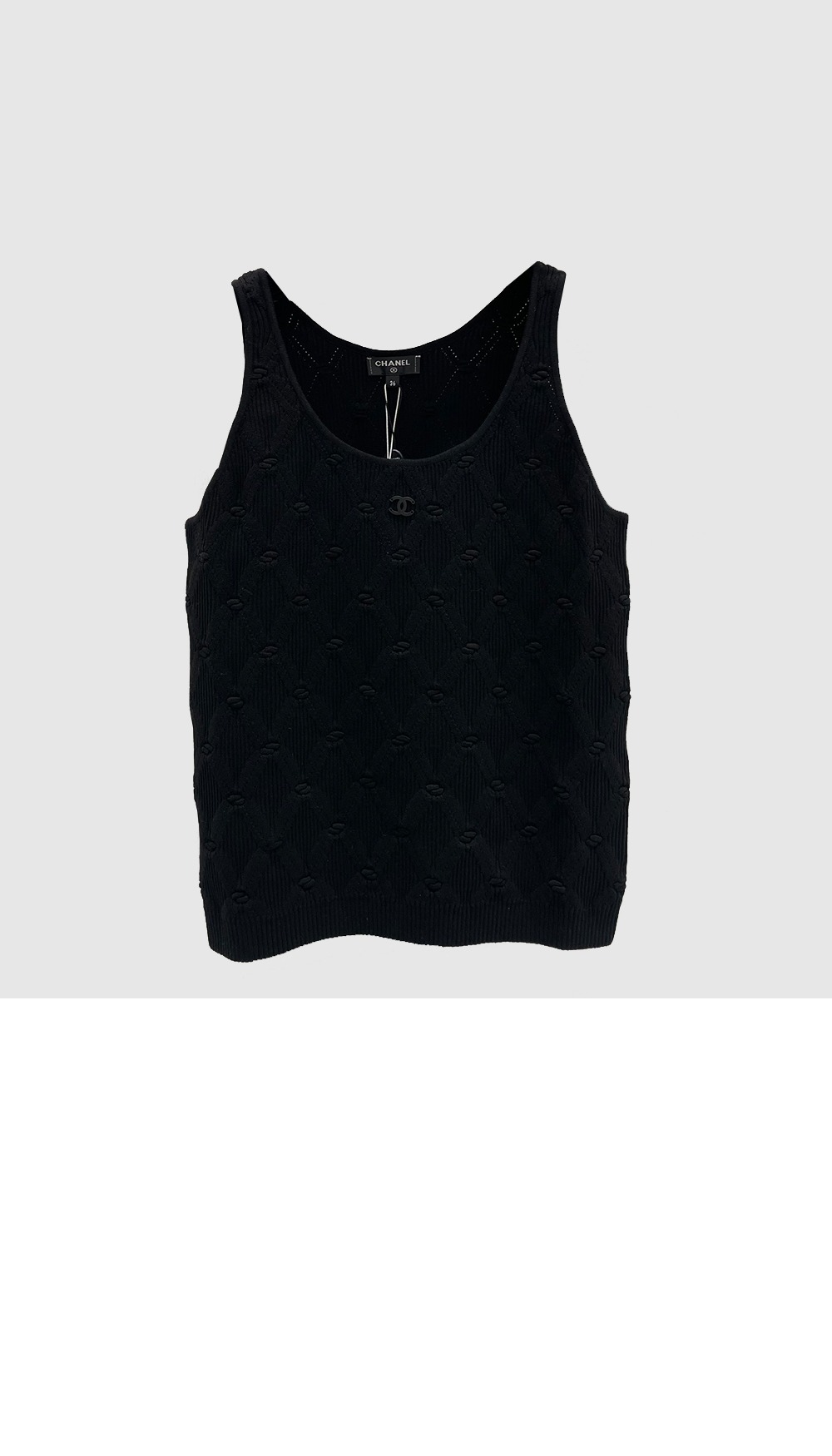 샤넬 로고 프린트 반팔