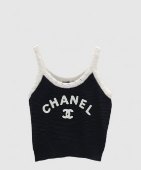 샤넬 로고 프린트 반팔