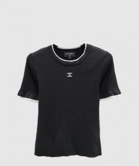 샤넬 로고 프린트 반팔