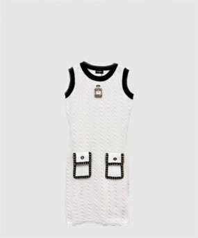 샤넬 로고 원피스