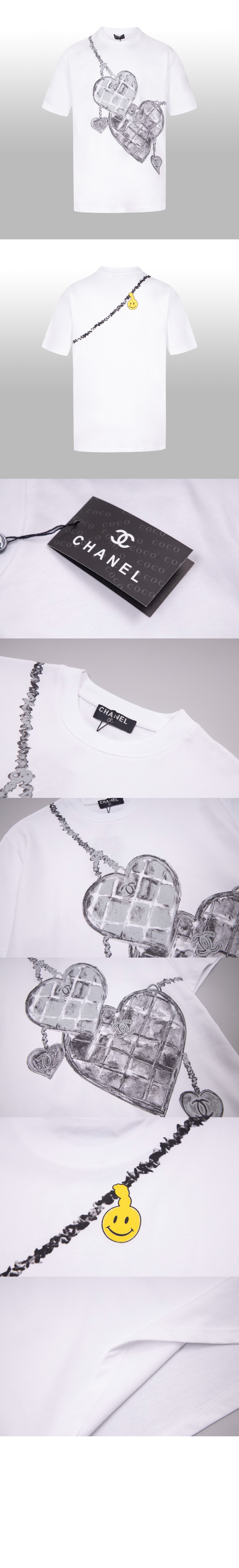 샤넬 플라워 코튼 톱