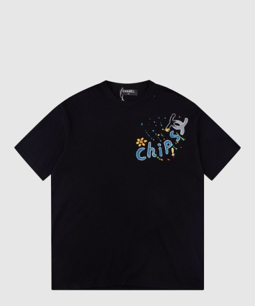 샤넬 플라워 코튼 톱