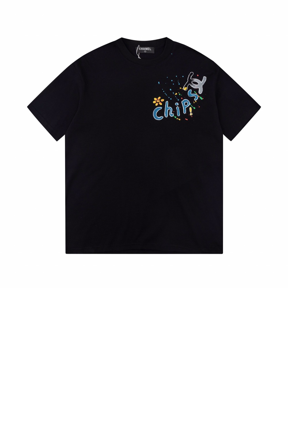 샤넬 플라워 코튼 톱
