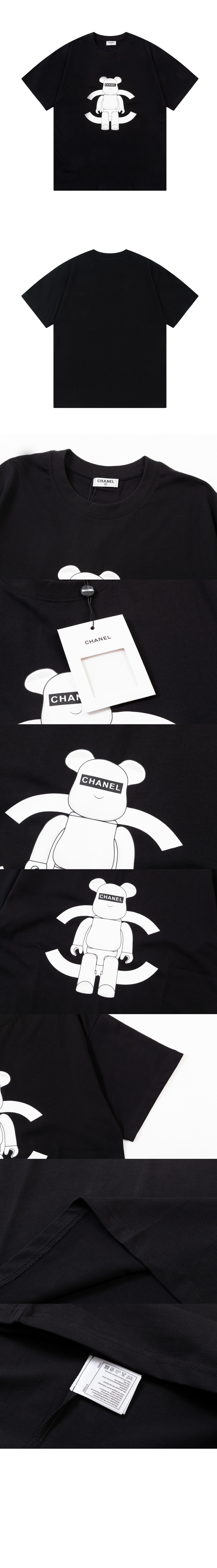 샤넬 로고 프린트 반팔