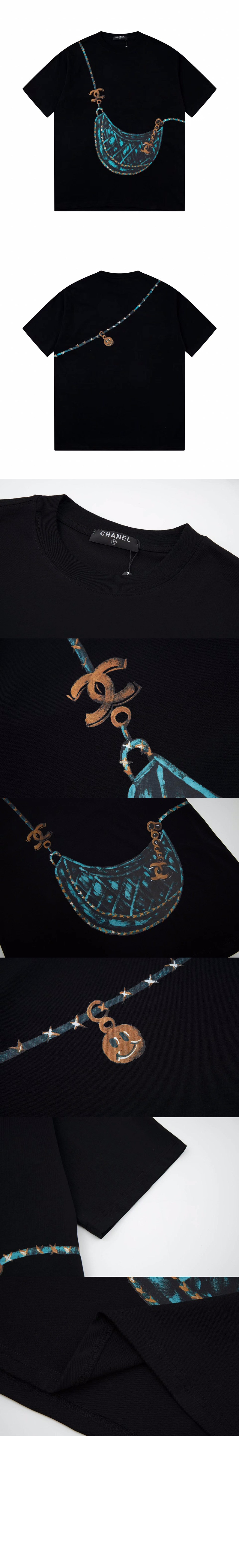 샤넬 플라워 코튼 톱