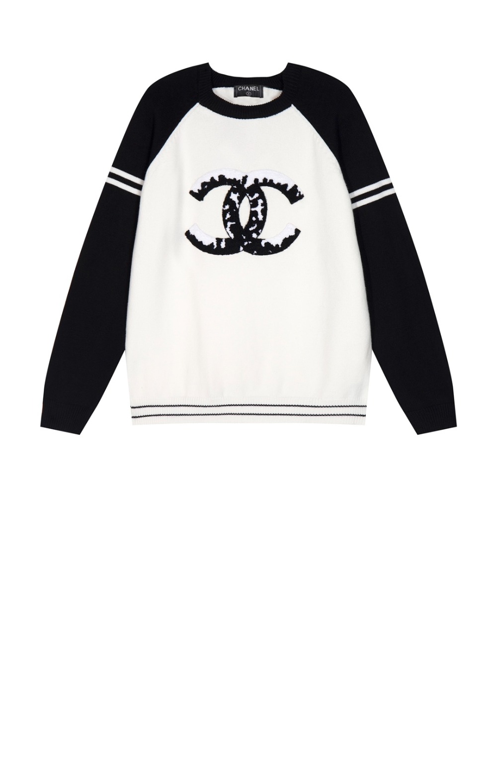 샤넬 로고 프린트 긴팔