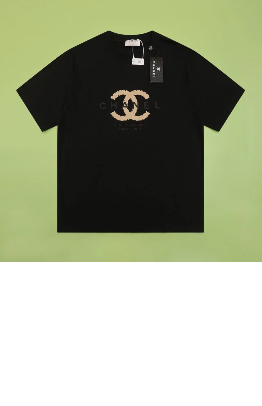 샤넬 로고 프린트 반팔