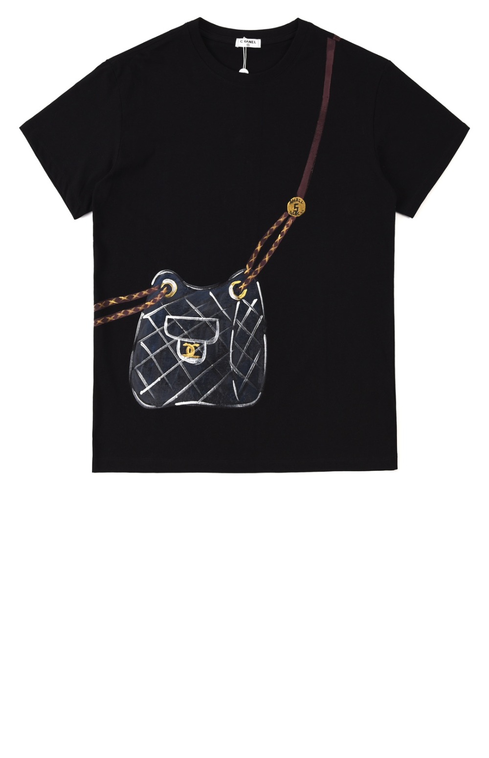 샤넬 로고 프린트 반팔