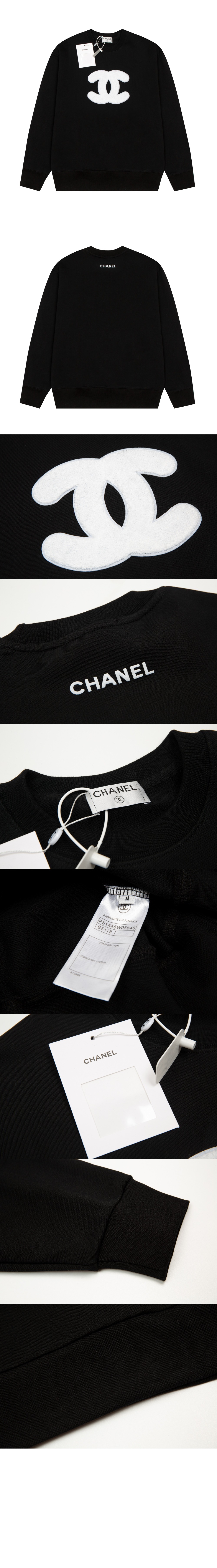 샤넬 플라워 코튼 톱