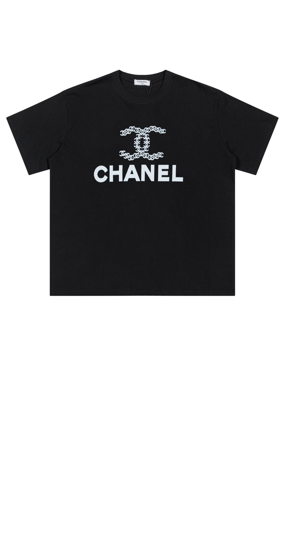 샤넬 로고 프린트 반팔