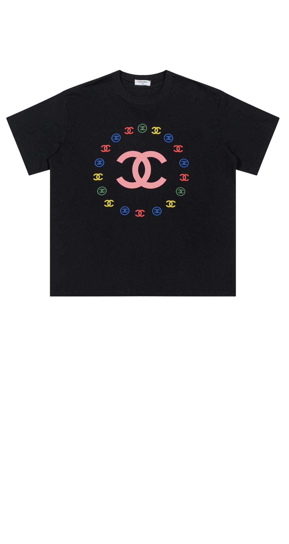 샤넬 로고 프린트 반팔
