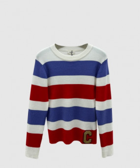 셀린느 프린트 니트 톱