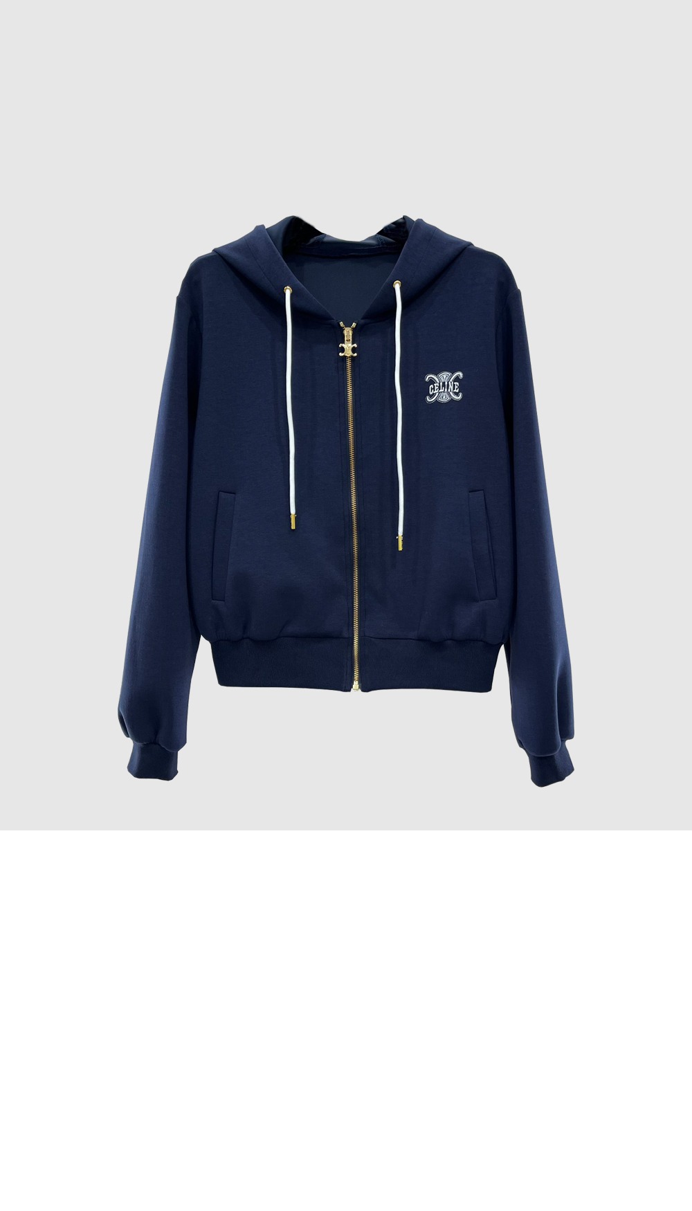 셀린느 로고 집업 자켓