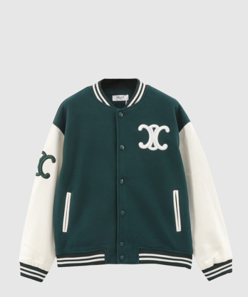 셀린느 로고 프린트 재킷