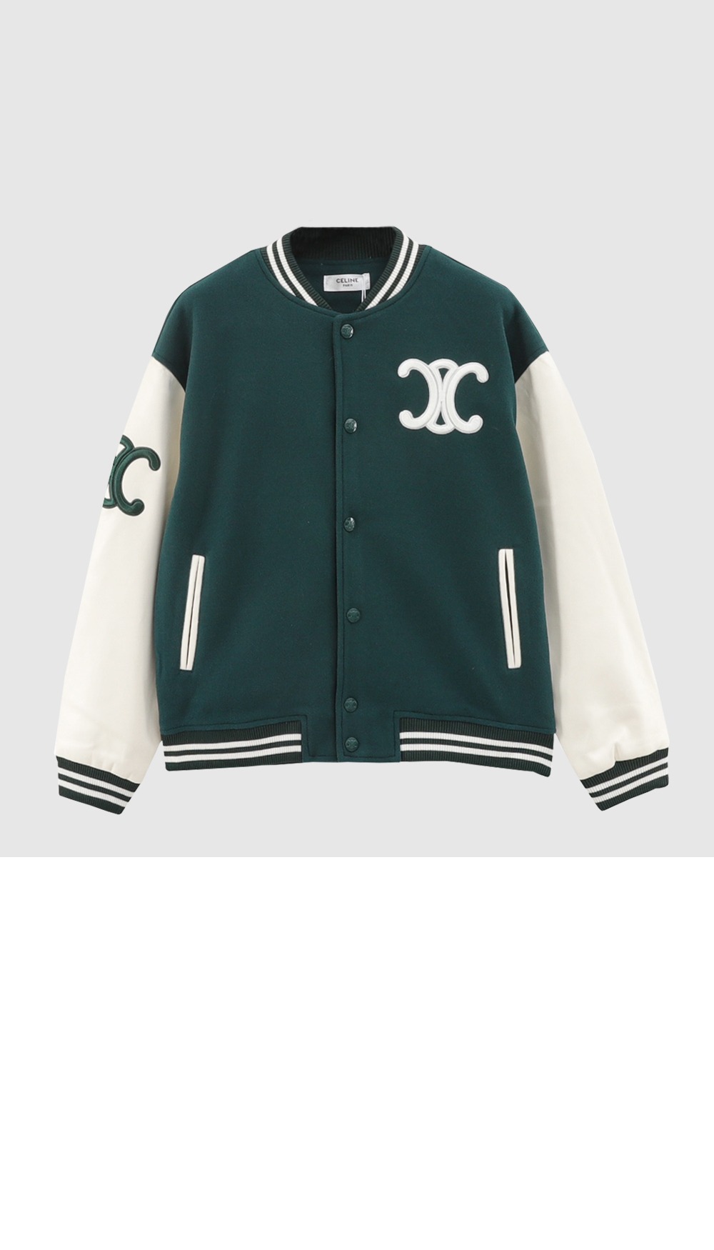 셀린느 로고 프린트 재킷