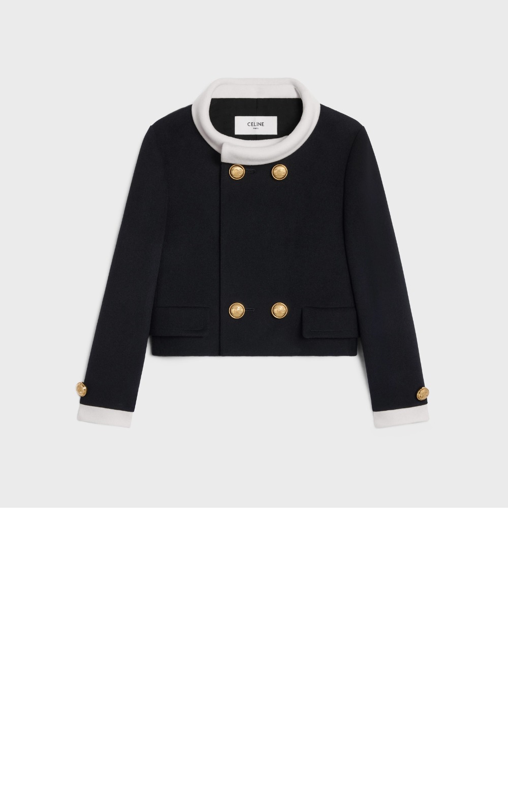 셀린느 브롬튼 재킷 캐시미어 클로스