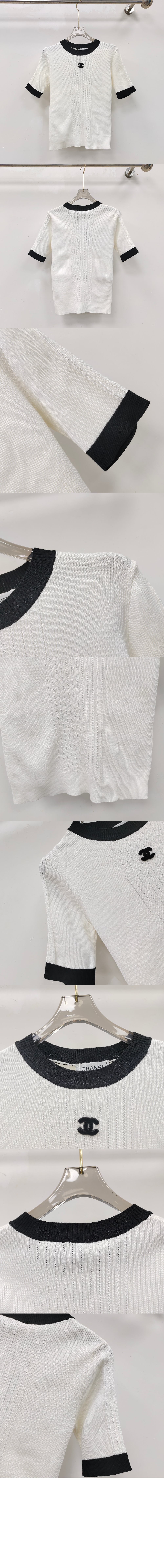 셀린느 로고 프린트 반팔